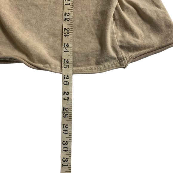 BKE women’s Sz large tan scoop neck cotton stretchy long sleeve tee shirt - Picture 11 of 13